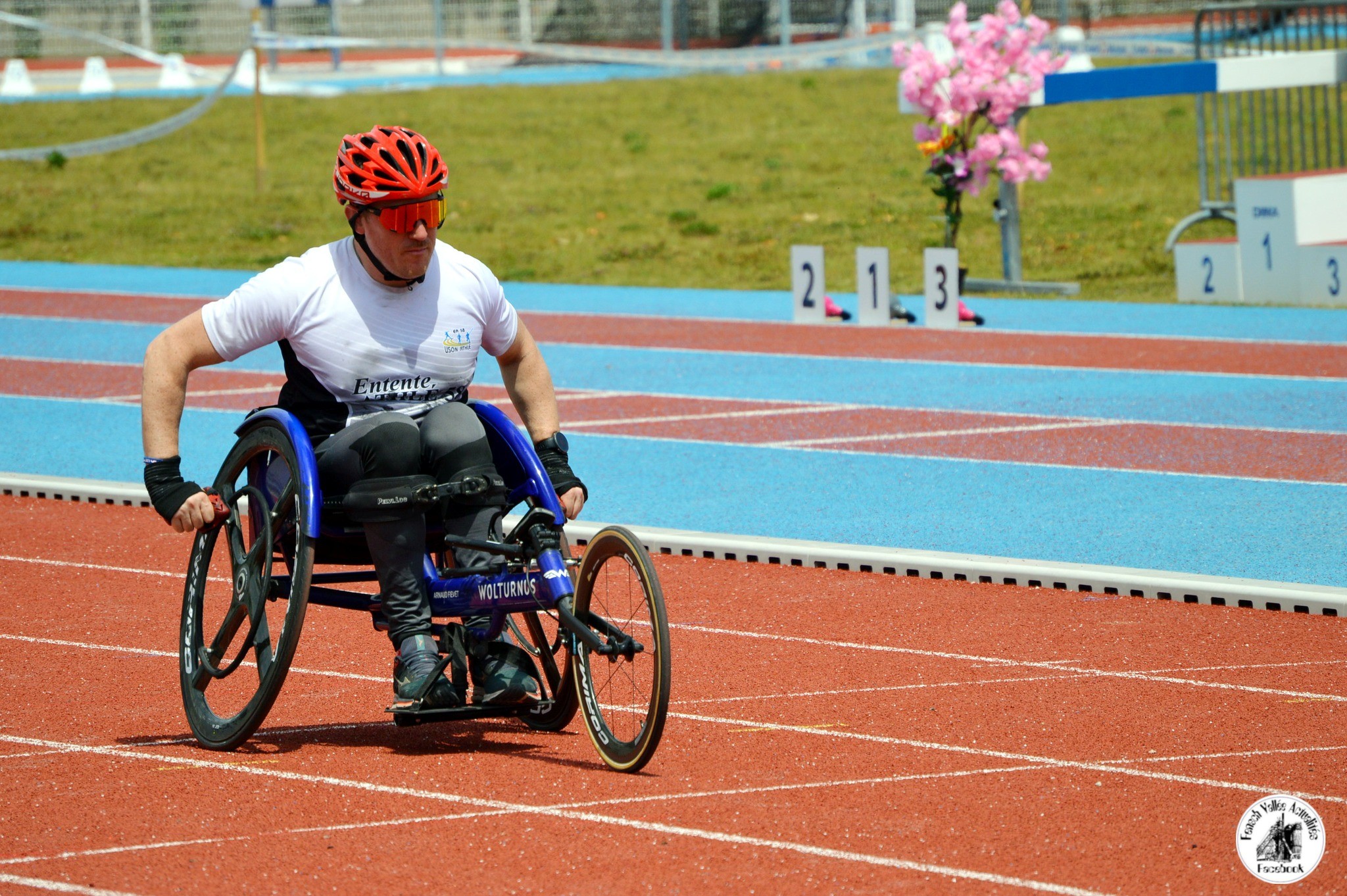 participation à un stage regroupant javelot et courses fauteuil