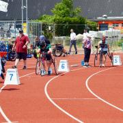 participation à un stage regroupant javelot et courses fauteuil