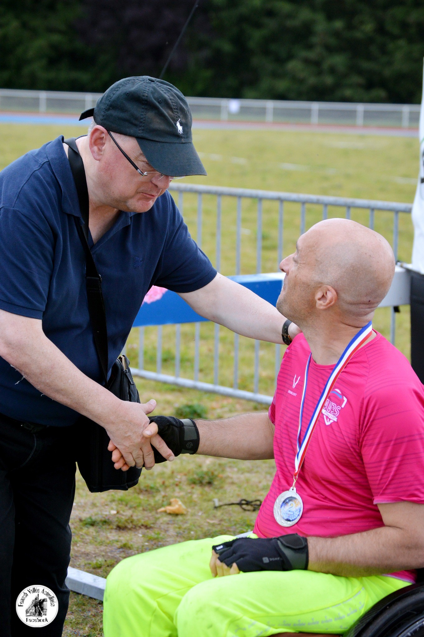 participation à un stage regroupant javelot et courses fauteuil