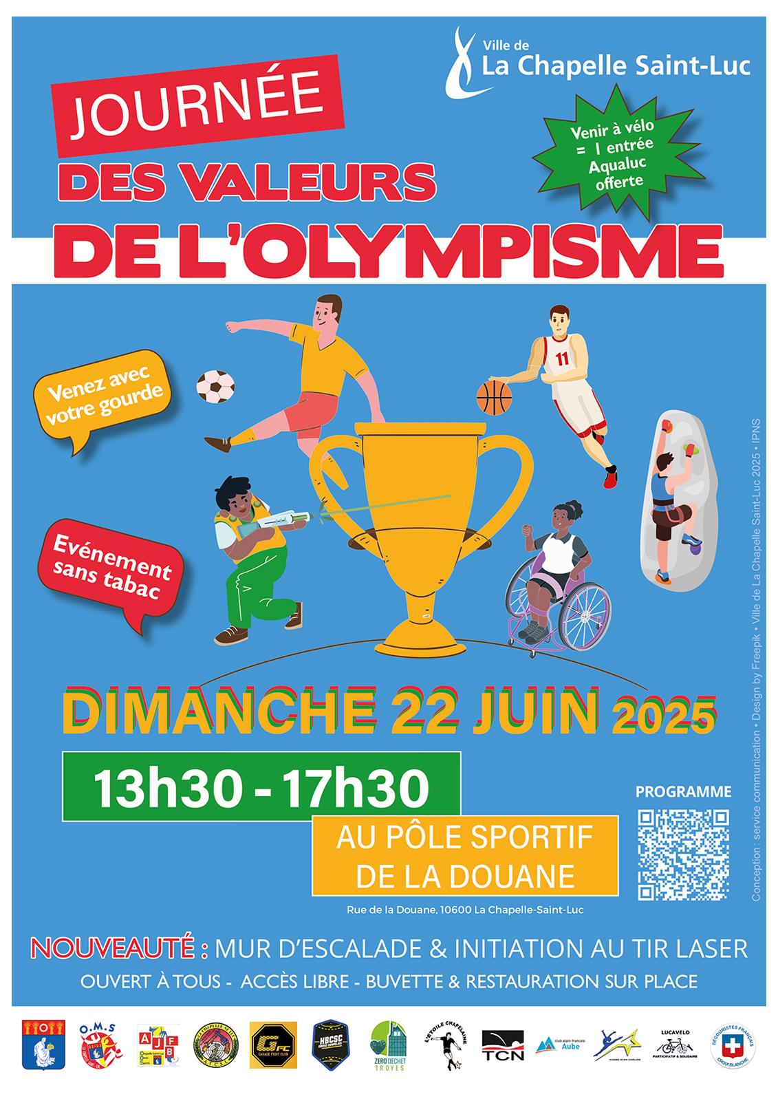 Affiche journee de l olympisme
