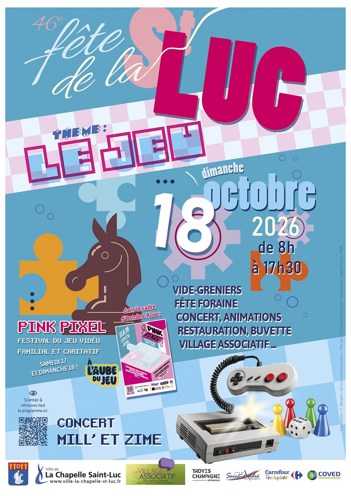 Affiche fête de La Luc
