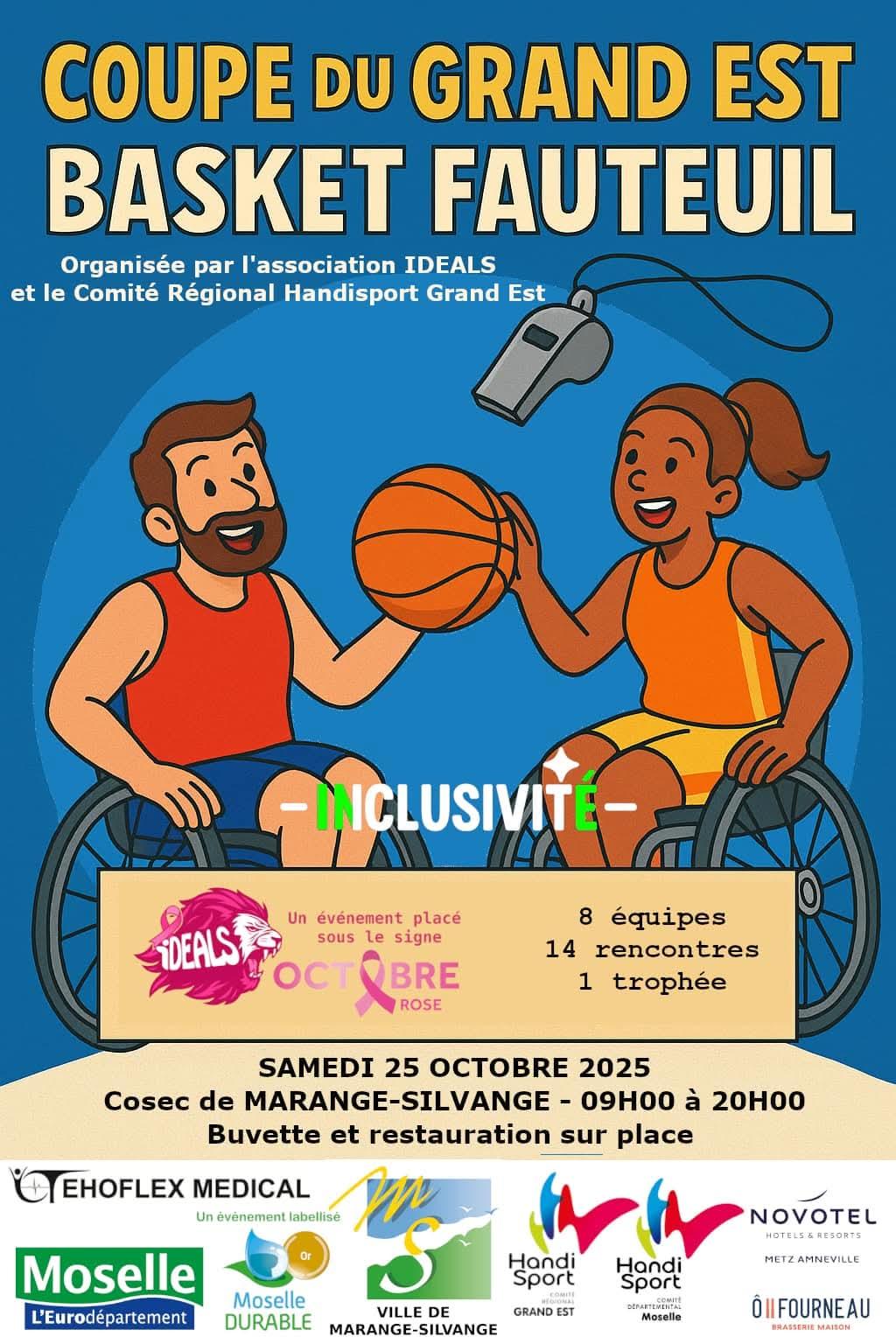 Coupe du Grand est basket fauteuil 25/10