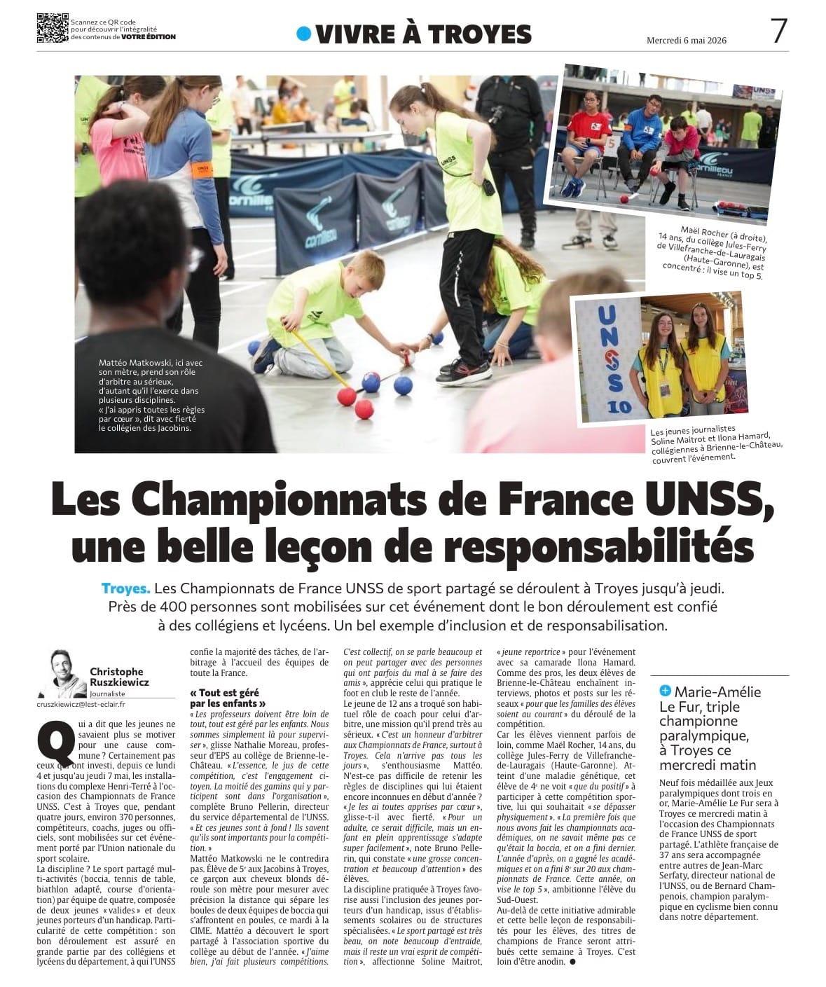 sport partagé